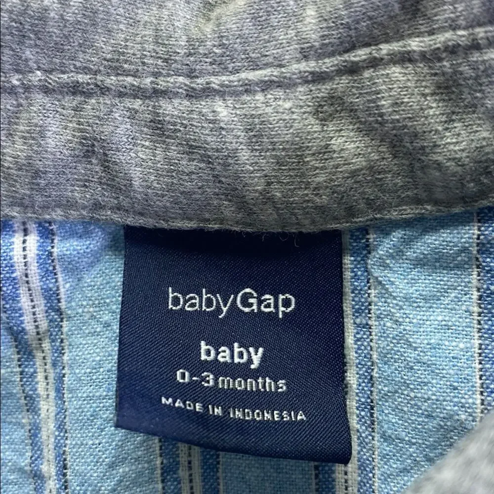 GAP Charcoal Collared Polo for Kids Size 0-3 Months